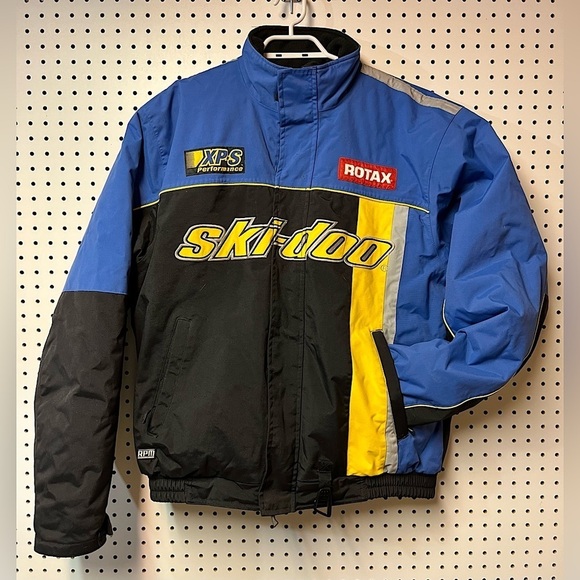 brp Other - Ski-doo BRP Snowmobile  zip up jacket Blue and Yellow Mens size Medium